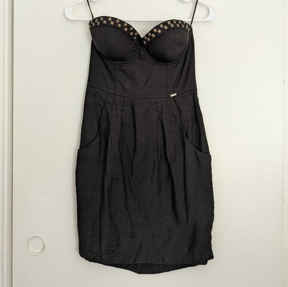 Guess Strapless Studded Dress